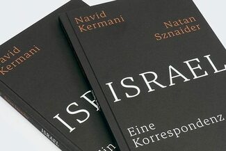 Buch Cover "Israel - Eine Korrespondenz" von Navid Kermani und Natan Sznaider.