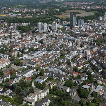 Luftbild von Offenbach