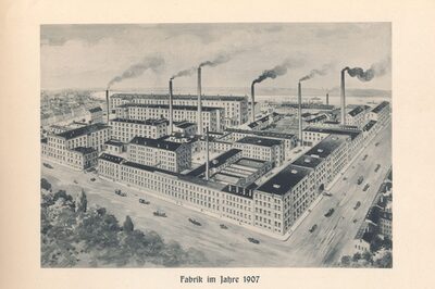 Fabrikansicht aus dem Jahr 1907
