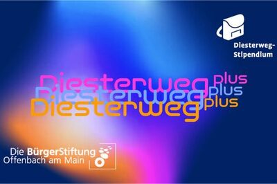 Buntes Logo: Diesterweg plus, Diesterweg-Stipendium und Die Bürgerstiftung